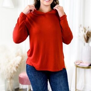 White Birch Lightweight Hoodie, Color: Red, Size: XL (NWOT)